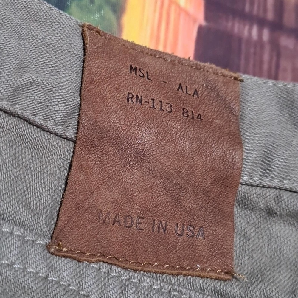 Billy Reid Heirloom Tan Jeans Size 34 Short - Picture 5 of 6